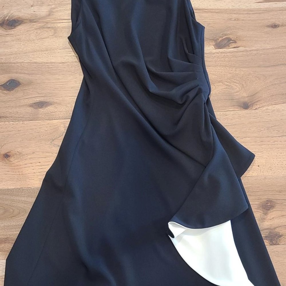 Calvin Klein Woman Black and White Cocktail Dress Size 12